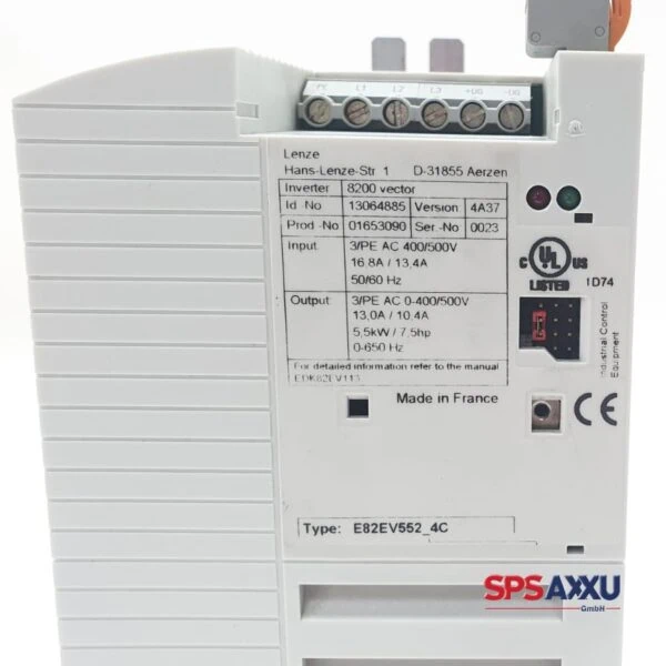 LENZE Inverter Wechselrichter E82EV552_4C  E82EV552K4C – Bild 5