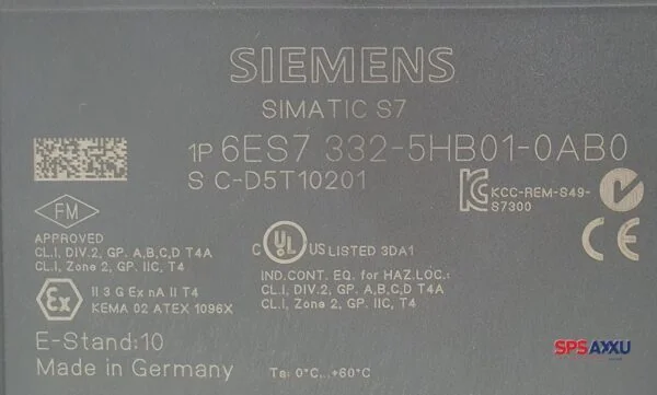 SIEMENS SIMATIC 6ES7 332-5HB01-0AB0  6ES7332-5HB01-0AB0 E:10 – Bild 4