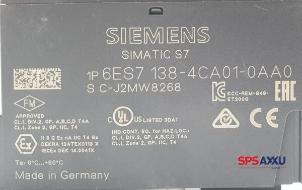 10x SIEMENS SIMATIC S7 Powermodul 6ES7138-4CA01-0AA0  6ES7 138-4CA01-0AA0 – Bild 3