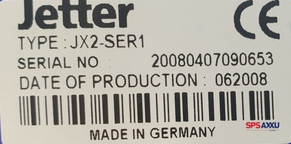 Jetter Erweiterungsmodul JX2-SER1 expansion module – Bild 2