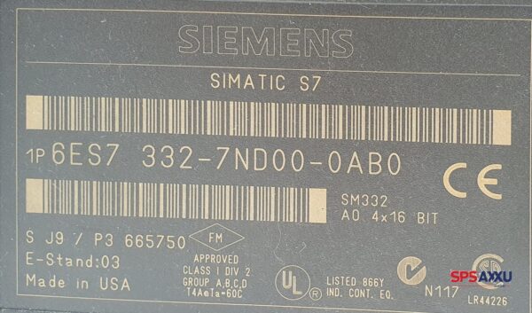 SIEMENS Simatic 6ES7 332-7ND00-0AB0  6ES7332-7ND00-0AB0    Analogausgabe – Bild 2