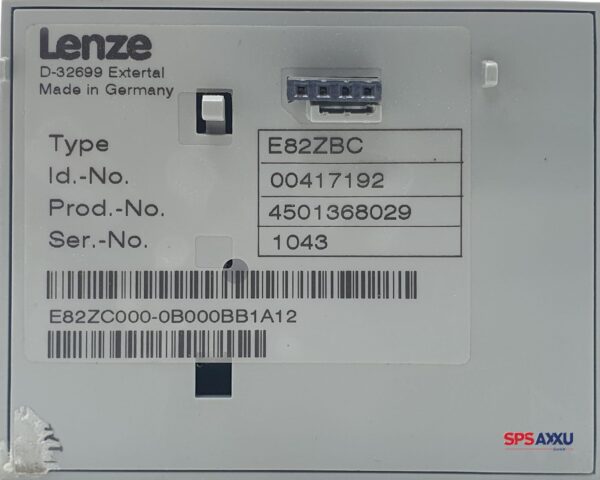 Lenze E82ZBC Keypad Bedienmodul – Bild 2