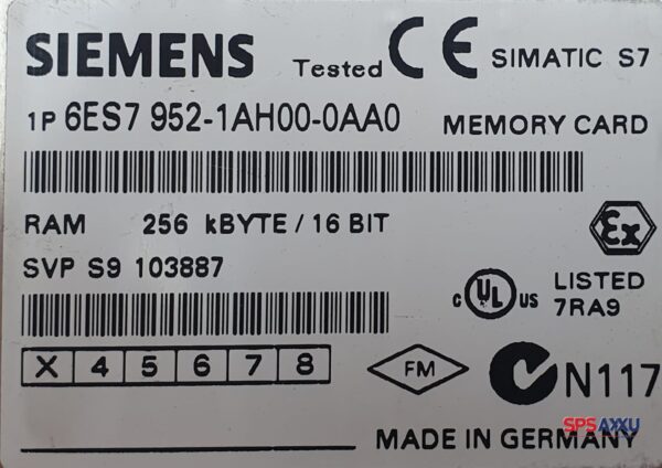 SIEMENS Simatic S7 CPU 416F-2   6ES7 416-2FK04-0AB0 MMC 6ES7 952-1AH00-0AA0 – Bild 2