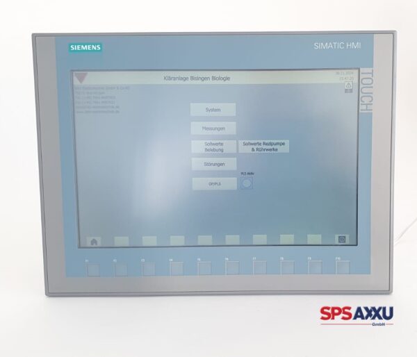 SIEMENS SIMATIC HMI KTP1200 Touch Panel Basic DP 6AV2123-2MA03-0AX0 6AV2 123-2MA03-0AX0 – Bild 2