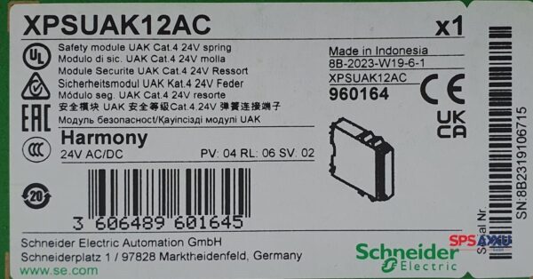 Schneider Electric  XPSUAK12AC  Safety  Module  UAK Cat.4 24V – Bild 4