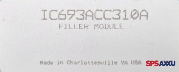 GE FANUC IC693ACC310A Filler module – Bild 5