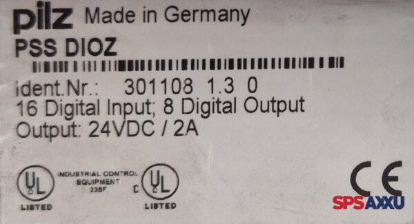 PILZ PSS DIOZ  301108 1.3 0 Digital Input – Bild 4