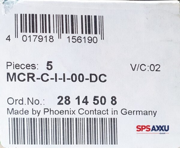 Phoenix Contact MCR-C-I-I-00-DC Trennverstärker NO:2814508 – Bild 5