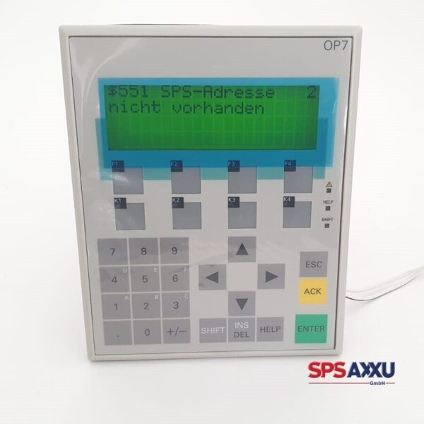 SIEMENS Operator Panel OP7-DP 6AV3 607-1JC20-0AX1 6AV3607-1JC20-0AX1 – Bild 3