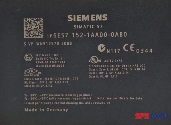 SIEMENS Simatic S7 ET 200iSP  6ES7 152-1AA00-0AB0 6ES7152-1AA00-0AB0 – Bild 5