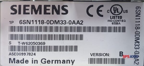 SIEMENS Simodrive Regelungseinschub 6SN1118-0DM33-0AA2  6SN1 118-0DM33-0AA2 : B – Bild 4