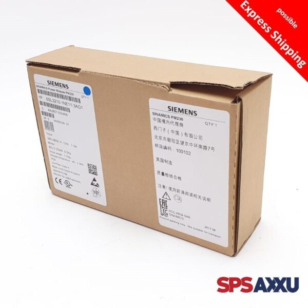 SIEMENS Sinamics Power Module PM230 6SL3210-1NE11-3AG1   6SL3 210-1NE11-3AG1 V:1
