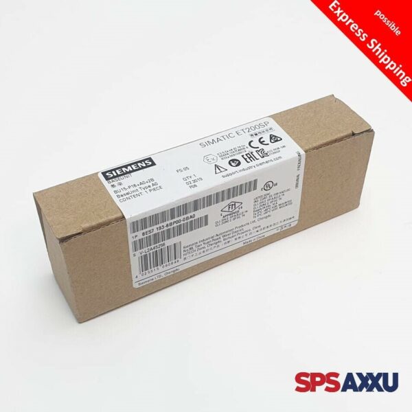 SIMENS Simatic ET 200SP   6ES7 193-6BP00-0BA0  6ES7193-6BP00-0BA0 FS:05