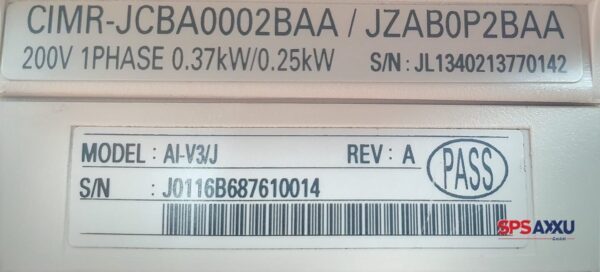 YASKAWA  J1000 CIMR-JCBA0002BAA  REV:A – Bild 6