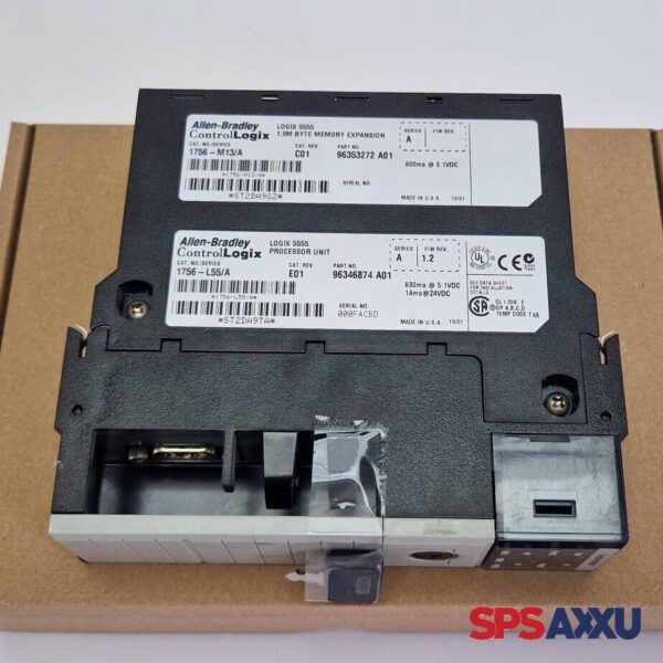 Allen Bradley  Logix 5555 CPU 1756-L55/A + 1756-M13/A 1,5M BYTE MEMORY EXPANSION – Bild 5