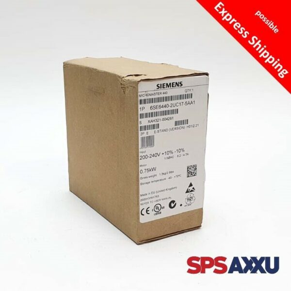 SIEMENS Micromaster 440 6SE6440-2UC17-5AA1 Frequenzumrichter Inverter 0,75kW