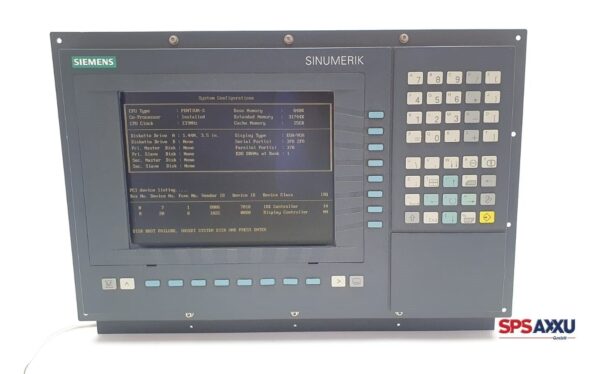 SIEMENS SINUMERIK 840D 6FC5210-0DA20-2AA1   6FC5 210-0DA20-2AA1 Ver: D – Bild 3