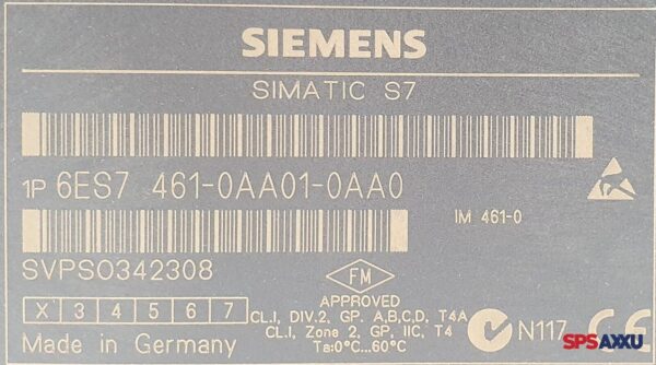 SIEMENS Simatic S7 Anschaltebaugruppe 6ES7 461-0AA01-0AA0 6ES7461-0AA01-0AA0 E:2 – Bild 7