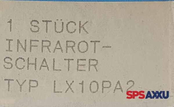 WENGLOR Infrarotschalter LX10PA2 Glasfaser-Verstärker Lichtleitersensor Infrarot – Bild 5
