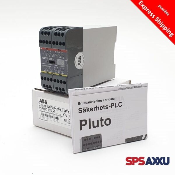 ABB PLUTO S20 v2  2TLA020070R4700 PROGRAMMABLE SAFETY CONTROLLER