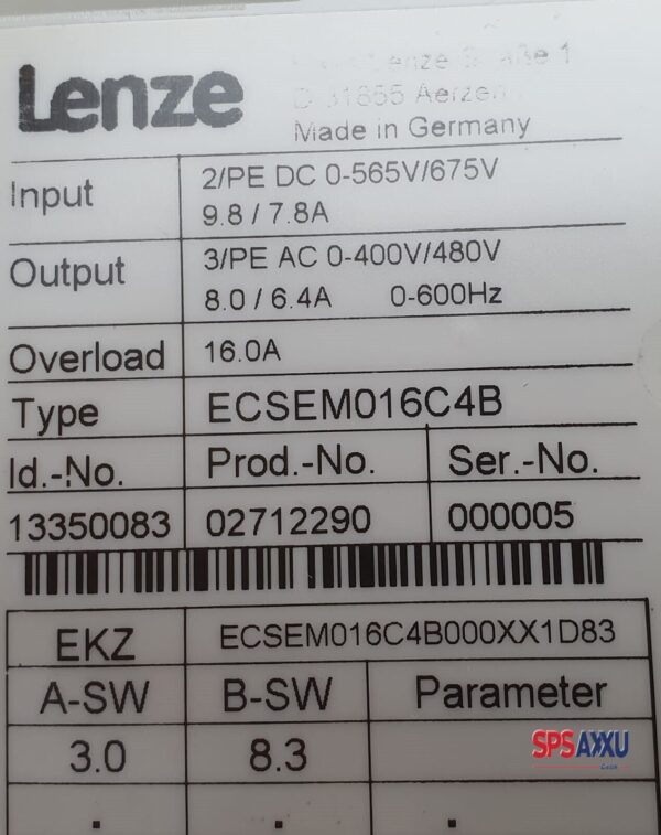 Lenze Achsmodul Inverter ECSEM016C4B Frequenzumricter – Bild 6