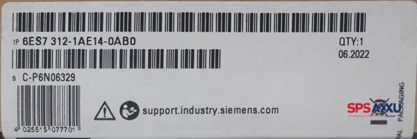 SIEMENS Simatic S7 CPU312 Central Unit  6ES7 312-1AE14-0AB0 6ES7312-1AE14-0AB0 – Bild 3