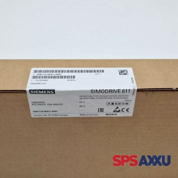 SIEMENS Simodrive 661 VSA:Analog 6SN1118-0AA11-0AA1 6SN1 118-0AA11-0AA1 FS:C – Bild 3