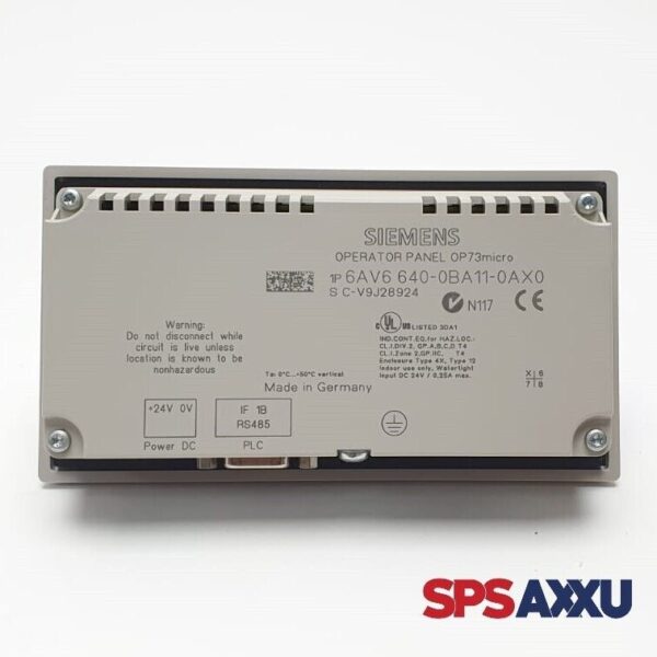 SIEMENS Operator Panel OP73 micro 6AV6 640-0BA11-0AX0   6AV6640-0BA11-0AX0 ES: 5 – Bild 5