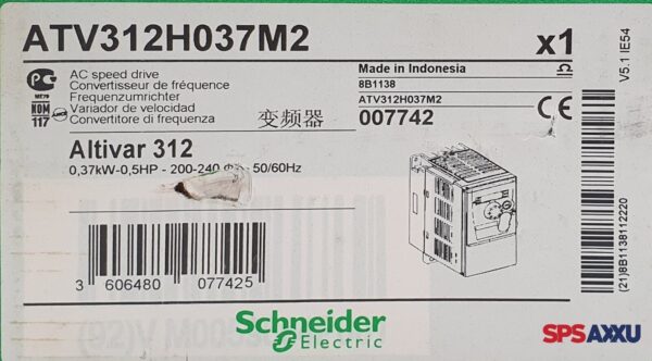 Schneider ATV312H037M2 Altivar 312 Frequenzumrichter 0,37 kW – Bild 3