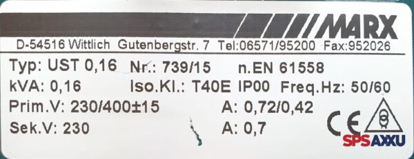 MARX Typ.UST 0,16  Nr:739/15 – Bild 5