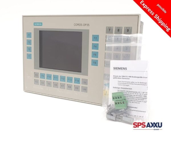 SIEMENS Operator Panel Coros OP 25/A 6AV3525-1EA01-0AX0  6AV3 525-1EA01-0AX0 A08