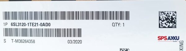 SIEMENS Sinamics S120 Single Motor  6SL3120-1TE21-0AD0  6SL3 120-1TE21-0AD0 – Bild 4
