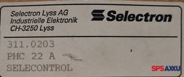 Selectron Selecontrol PMC 22A Digital Input Module – Bild 7