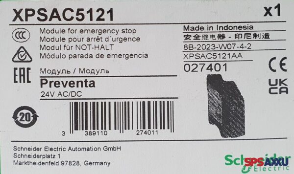 Telemecanique Schneider Electric XPS-AC 5121 XPS-AC5121 Sicherheitsrelais – Bild 4