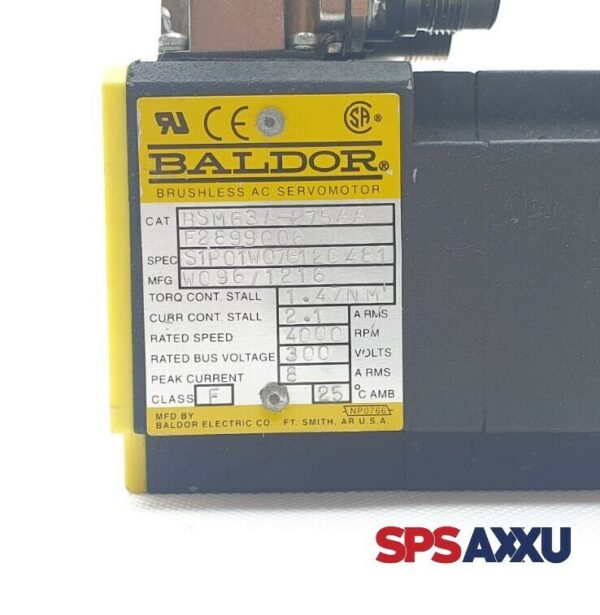 BALDOR SERVOMOTOR BSM63A-275AA SERVO MOTOR – Bild 4