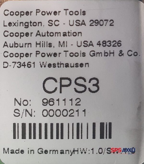 Cooper Power Tools Servo Controller  CPS3 – Bild 3