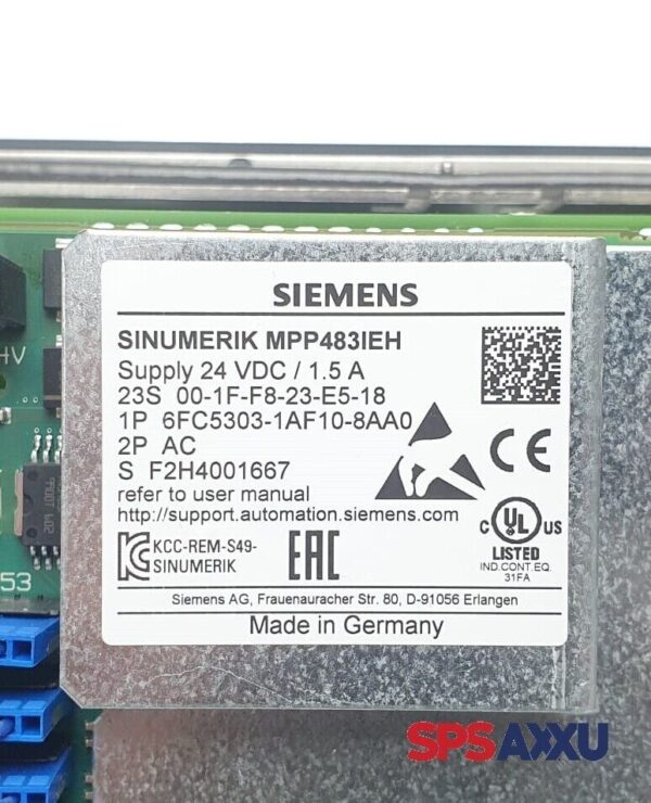 SIEMENS Sinumerik  Button Panel MPP483IEH 6FC5303-1AF10-8AA0 6FC5 303-1AF10-8AA0 – Bild 5