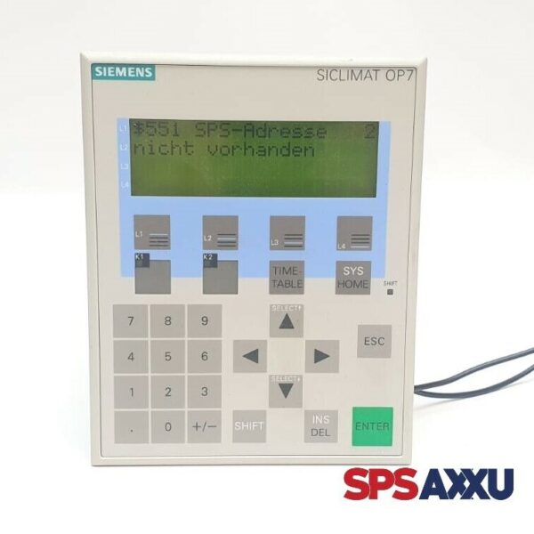 Siemens SICLIMAT OP7 OEM DESIGN 6AV3 607-5BB00-0AE0, 6AV3607-5BB00-0AE0 ES 07 – Bild 4