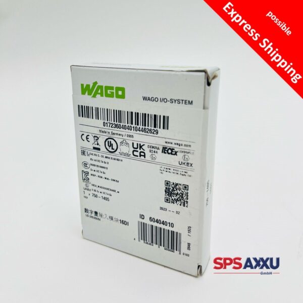 WAGO I/O-SYSTEM 750-1405  Kanal Digital Eingangsklemme