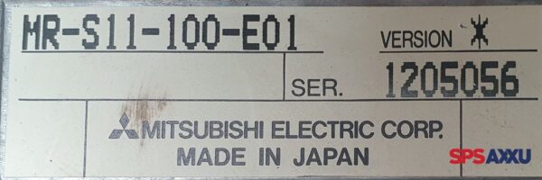 MRS11100E01 - MITSUBISHI - MR-S11-100-E01 Servodrive Leistungsmodul – Bild 3