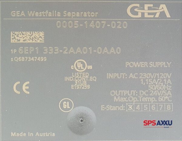 SIEMENS GEA  6EP1 333-2AA01-0AA0  6EP1333-2AA01-0AA0  0005-1407-020  E:3 – Bild 6