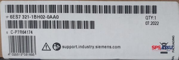 SIEMENS Simatic Digital Input Module  6ES7321-1BH02-0AA0  6ES7 321-1BH02-0AA0 – Bild 3