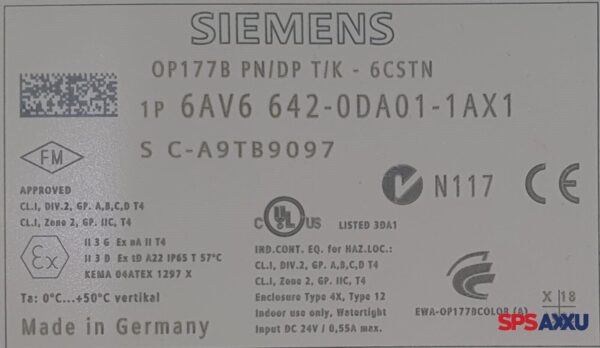 SIEMENS Simatic Touch Panel OP177B 6AV6 642-0DA01-1AX1 6AV6642-0DA01-1AX1 FS:17 – Bild 5