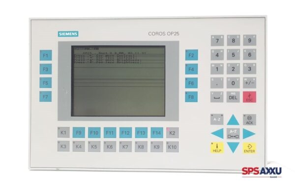 SIEMENS Operator Panel Coros OP 25/A 6AV3525-1EA01-0AX0  6AV3 525-1EA01-0AX0 A08 – Bild 4