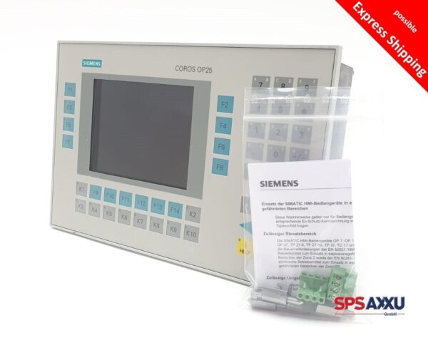 SIEMENS Operator Panel Coros OP 25/A 6AV3525-1EA01-0AX0  6AV3 525-1EA01-0AX0 A08