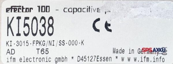 IFM  KI5038  KI-3015-FPKG/NI/SS-000-K  Näherungsschalter Capacitive – Bild 6