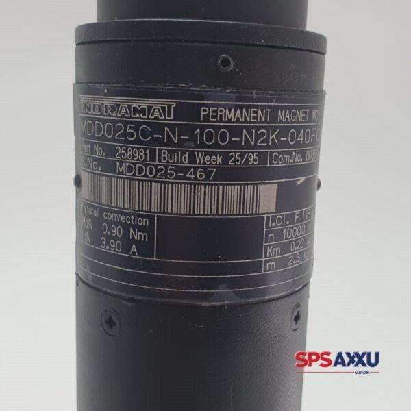 Indramat Rexroth Permanent Magnet Motor MDD025C-N-100-N2K-040FC0 – Bild 4