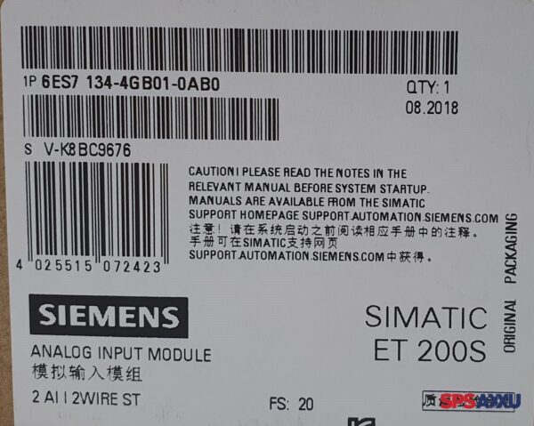 SIEMENS Simatic Analog Input Module 6ES7 134-4GB01-0AB0 6ES7134-4GB01-0AB0 FS:20 – Bild 4