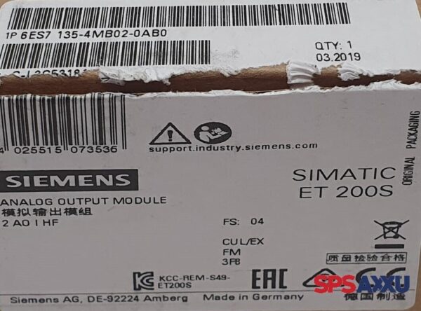 SIEMENS Simatic Analog Output Module 6ES7 135-4MB02-0AB0 6ES7135-4MB02-0AB0 FS:4 – Bild 3